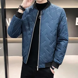 Jackets de outono da primavera coreana Homem Men Leve Bomber Jackets Baseball Coats Varsity Youth Clothes Plus Size 5xl