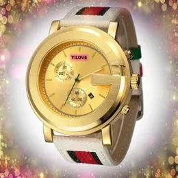 Топ -бренд пара женщин мужские большие часы 45 -миллиметровые кварцевые импортные движения с бриллиантами кольцо ретро знаменитые открытые спортивные подарки ткани стальные ремня роскошные наручные часы