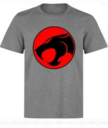 Männer T Shirts Thundercats Oldschool Cartoon Logo Grafik Männer Frau verfügbar Grau T-Shirt Baumwolle Mode Plus Größe T-shirt