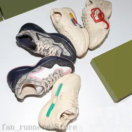 Designer Sneakers Fritidsskor Sneaker Runner Trainers Plattform Skor Dam Lyx Chaussures Flerfärgad Män Dam Daddy Storlek 35-44