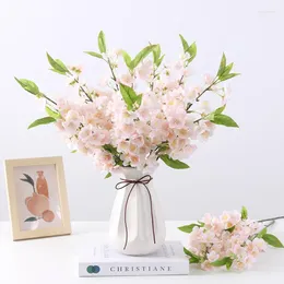 Dekoracyjne kwiaty Peach Blossoms Kunstbloemen Pography Props Party Dekoracja Bukiet de Mariage Dekoracje Akcesoria Fiori