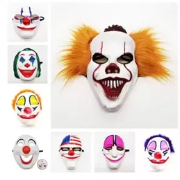 PVC-Halloween-Maske, gruseliger Clown, Party-Maske, Zahltag 2 für Maskerade, Cosplay, Halloween, schreckliche Masken, RRB15990