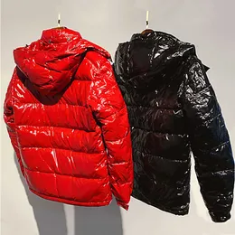 Удачная куртка Mens Parkas Black Purffer Coats Cooled Cafue Cavic Canval Outdoor Outwear Держите теплую густую двойную молнию белую утку вниз.