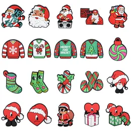 Nuovo coniglietto cattivo Luxury Kids Christmas Designer Croc Shoes Charms Set per la decorazione di scarpe da festa Regali all'ingrosso all'ingrosso