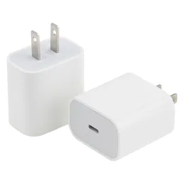 Wall Chargers 20W PD Fast LaGing Power Adapter Type C Charger Us Plug voor Samsung Xiaomi mobiele telefoon