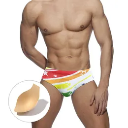 Men's Swimwear Hot Boys Summer Men Sunga Masculina Low Waist Quick Dry Swimsuit Tight Sexy Push Up Surfing Speed Swimming Briefs J220913