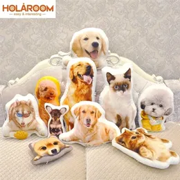 CushionDecorative Pillow Cute Puppy Plush S Solid Color Shape Bekväm kreativ personlighet kan anpassa stil 220930