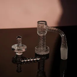 Cool terp slurper quartz banger set röktillbehör nya etsade helsvetsade gravera fasad kant blender spik för bad riggar bong