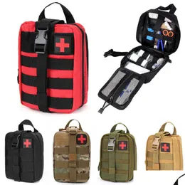 Borse portaoggetti Accessori medici tattici Borsa mimetica Mtifunzionale Alpinismo all'aperto Marsupi salvavita Boutique 20 Drop Dhupa