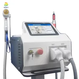 2 In 1 Professional Beauty Machine Nd Yag Laser Tattoo Removal Carbon Peel Skin Rejuvenation 755 808 1064nm Diode Laser IPL Hair-Removal Equipment