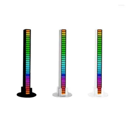 Illuminazione RGB Controllo del suono Led Light Pickup Attivazione vocale Ritmo Luci Colore Ambient Bar Of Music