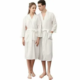 Kadın pijama kadın erkekler banyo bornoz waffle duş plates nightgown robe erkek kadın bornoz uzun kadın erkek pijamalar m-xl t221006