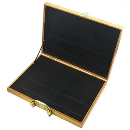 Servis upps￤ttningar 3 f￤rger Box Tr￤tabell Gift Guld kan inneh￥lla 24 bitar av inst￤lld droppe