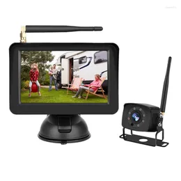 Car Rear View Cameras Cameras& Parking Sensors 5 Inch Digital Wireless Color LCD Monitor Camera With 170 Degree Wide Angle Night Vision