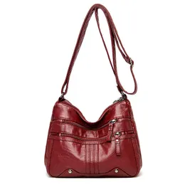 HBP HBPCrossbody-Tasche 2023 Muttertaschen mit großem Fassungsvermögen Mehrschichtige, vielseitige Damentasche aus weichem Leder mit einer Schulter, kleine Rucksack-Geldbörsenhandtaschen