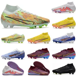 Superfly IX 9 VIII 8 Soccer Shoes 360 Elite FG Dream Speed 005 First Main Shadow Recharge Gear Up PACK Mens Women Boys High Football Boots Cleats US 6.5-11