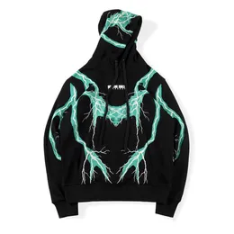 Missing Since Thursday Lightning Hmissing Reflective Lightning Sweater in Europe and America