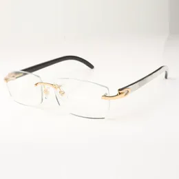 Buffs Gözlük Çerçeveleri 3524012 Doğal hibrit manda boynuzları ile düz olan yeni C donanımı ile
