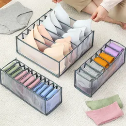 Closet Drawer Organizer Underwear Organizers för garderobskläder förvaringsskåp låda bh strumpor lagrar arrangörbox fhl459-wll