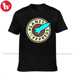 Men's T-Shirts Planet Express Tee Shirt Cute Short Sleeves 100 Cotton T Shirt Streetwear Graphic Tshirt Plus size Men T221006