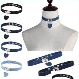 Chokers Love Halskette Choker Cowboy Anhänger Punk Gothic Harajuku Halsketten Rock Comic Clavica Halskette Schmuck Ornamente 3 28Nc Dhpkz