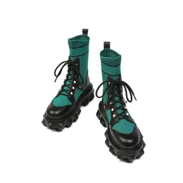 Bot ayak bileği kadın tasarımcıları Rois Martin Boots ve Naylon Boot Askeri İlhamlı Savaş Bouch Bags V98#