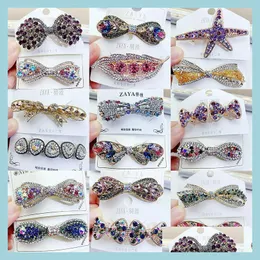 Clipes de cabelo Barrettes moda estilo misto de estilo coreano pérola clipes de cabelo elegantes barrettes hairpins acessadores de cabeceira bdehome dh1ko