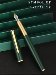 Fountain Pens Jinhao 95 Series Pen Retro Design Metal Material Elegant Clip Fine Nib Writing Office Business Signature School A6267 221007