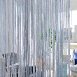 Sheer Curtains 300x260cm Solid color Stripe White Blank Gray Classic Line Curtain Window Blind Valance Room Divider Door Decorative 221007