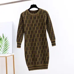 E47 Womens Sweater Woman Knits & Tees Longsleeve and Short sleeve Classical English Word Printing O-neck Cardigan Sweaters Pullover Long Dress Skirt Luxury Designer