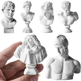 Andra heminredning grekiska mytologifigurer Gipsporträtt Byst Mini Statue Ritning Practice Crafts Pips Sculpture Nordic 221007