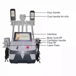 Professional Cryo 360 Degree 7 Handles Body Slimming Fat Reduction Cooling Technology Cold Therapy Weight Loss Anti Cellulite Beauty Machine