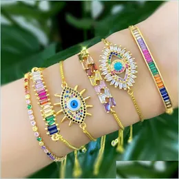 Bracelets de charme garotas de joalheria de joalheria de joalhas Bracelete Mtic Mety Chain Bracelets Cristal Accessories Wrap 14 6As G2 Drop Dhrdi