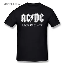 Herren T-Shirts AC DC Back In Black T-Shirt Herren/Damen T-Shirt Kurzarm Grafik T-Shirt Marken T-Shirts T221006