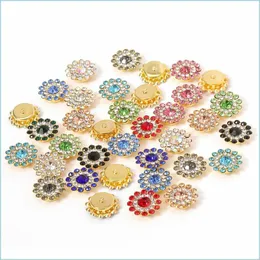 Pozostałe Crystal Claw Crinestone Rhinestone Flatback Sewing Cabochons Bezel Kulki do biżuterii Making DIY Igle robak ręcznie robione 218 D3 Drop DH4MF