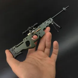 Modelos de pistola de juguete de escala AWM Rifle de francotirador en miniatura Modelo 8 Consecutivo Asamblea Simulación Juguetes Regalos Acción Figura 1155
