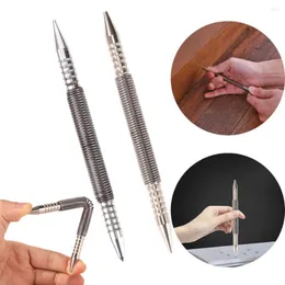 1/16inch Spring Tool Hammerless Nail Set Manual Punch Metal Woodwork Drill Bit Door Pin Removal Tools