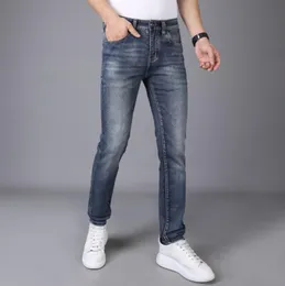 Jeans de grife masculinos para homens e mulheres Moda de luxo Bordado de bordados Slim Fit Motorcycle Hip Hop Denim Pant roupas de roupas masculinas