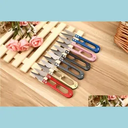 Scissors Stainless Steel U-Shaped Scissors Gardening Pruning Plant Root Thread Hand Tools Gf897 Drop Delivery 2021 Home Garde Bdesybag Dhmbl