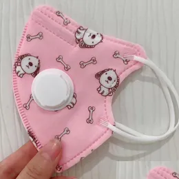 Maschere di design Maschera per bambini Cartone animato a 5 strati con filtro Protezione respiratoria Vae Consegna goccia 2021 Casa Giardino Housekee o Bdesybag Dhpra