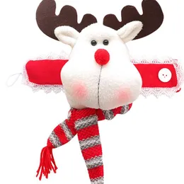 Nuove decorazioni natalizie Tieback per tende Fermacravatte Holdback Clip Titolari Babbo Natale Fibbia Home Decor Accessori Navidad Regalo di Natale RRE15024