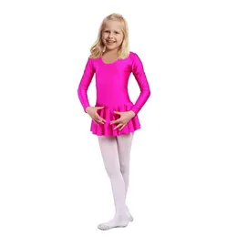 Dancewear Langarm Mädchen Ballett Kleid Für Kinder Kleidung Kinder Kostüme Trikot 221007