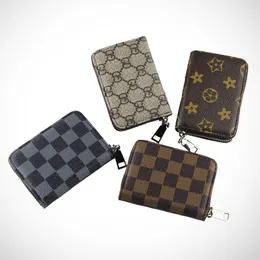 portafogli di marca borse firmate da uomo e da donna per donna vecchio modello borse classiche in pelle moda uomo carte multifunzionali borsa per carte con catena di posizione LU01