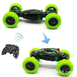 Cars Toys For Kid Stunt Double-Sided Flip Twist Climbing Car Children's Remote Control Four-Wheel Drive Deformation Off-Road Twist Car