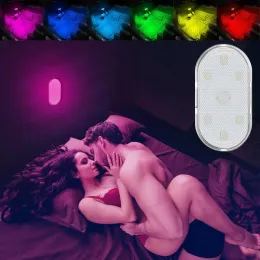 Neuheit Beleuchtung Wiederaufladbare Dynamik LED Nachtlicht Schlafzimmer Dekor Korridor Liebhaber Nacht Lampe kinder Geschenk USB Für Umgebungs dropshipp