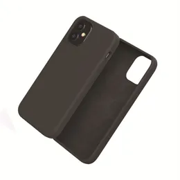 Casos rígidos de gel de silicone fosco sólidos compatíveis com iPhone 14 Pro Max 11 12 13 Série com Proteção de Corpo Full Anti-arranhão Tampa à prova de choque