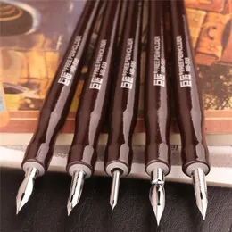Fountain Pens Japen Great Master Dip Professional Comics Tools 5 Shaft 5 NIB Set 221007