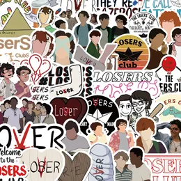 50pcs Série de TV The Losers Club Stickers Decals de desenhos animados infantil Toy Toy Diy ScrapCoons de recortes de laptop adesivo de laptop