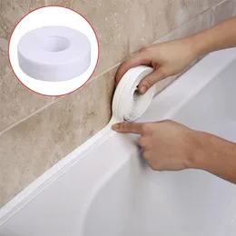 Wall Stickers 32m22cm Bathroom Kitchen Shower Waterproof Mould Proof Tape Sink Bath Sealing Strip Tape Self adhesive Waterproof Plaster PVC 221008