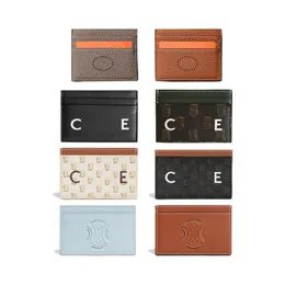 박스 지갑 동전 지갑을 가진 최신 Lady Hermee Luxurys 카드 홀더 디자이너 CL Women 's Mens Gift Hollow Out Genuine Leather Porte Carte Card Holders Key Pouch